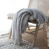 Nordic Knitted Wool Blanket Sofa Throw