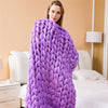 Chunky Merino Wool Blanket