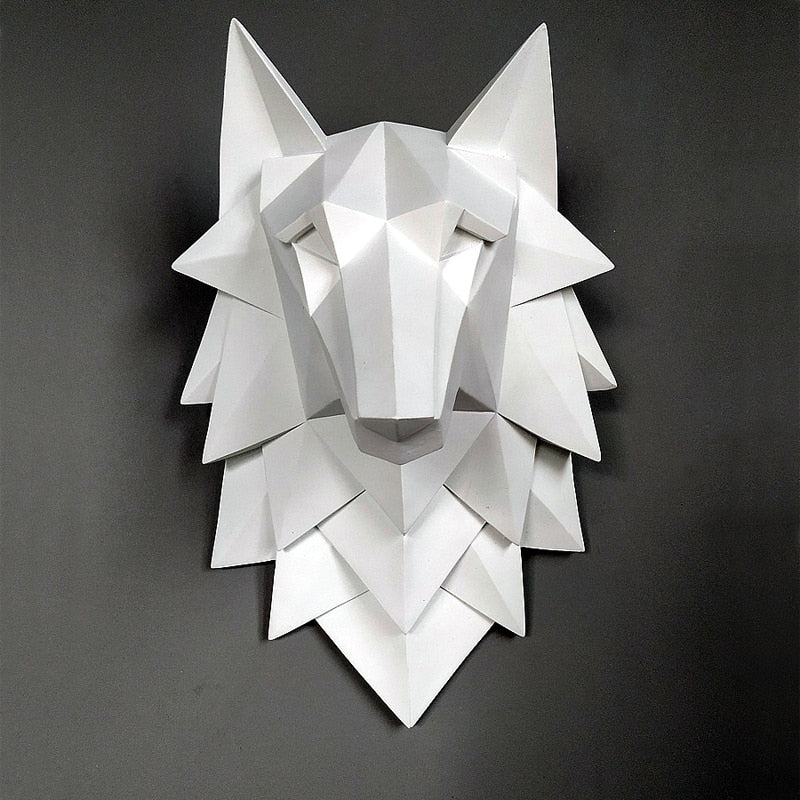 Wolf Sculpture 3D