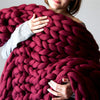 Chunky Merino Wool Blanket