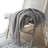 Nordic Knitted Wool Blanket Sofa Throw