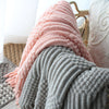 Nordic Knitted Wool Blanket Sofa Throw