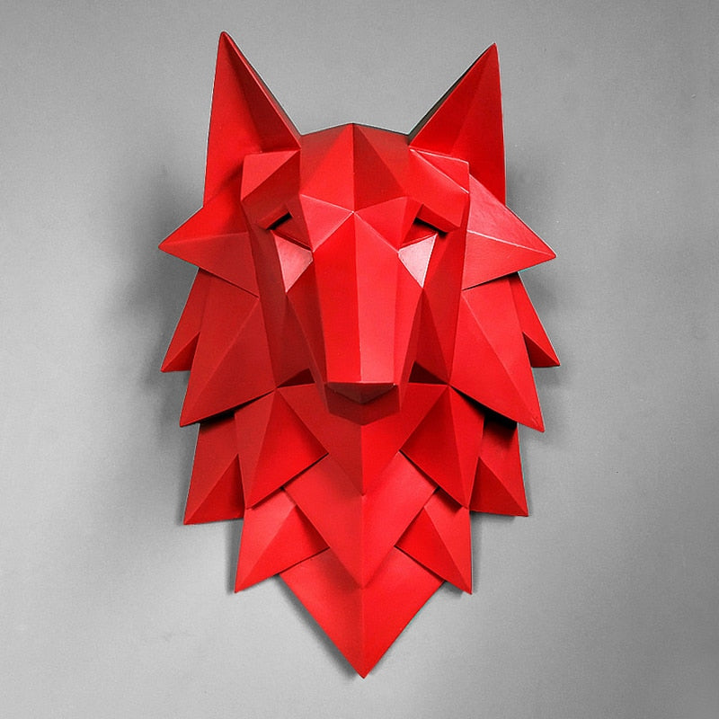 Wolf Sculpture 3D